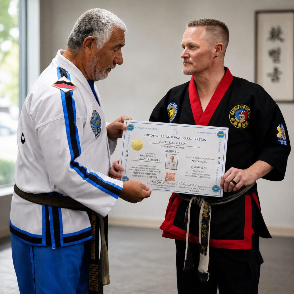 Grandmaster Donald R. Moore, founder and chief instructor
